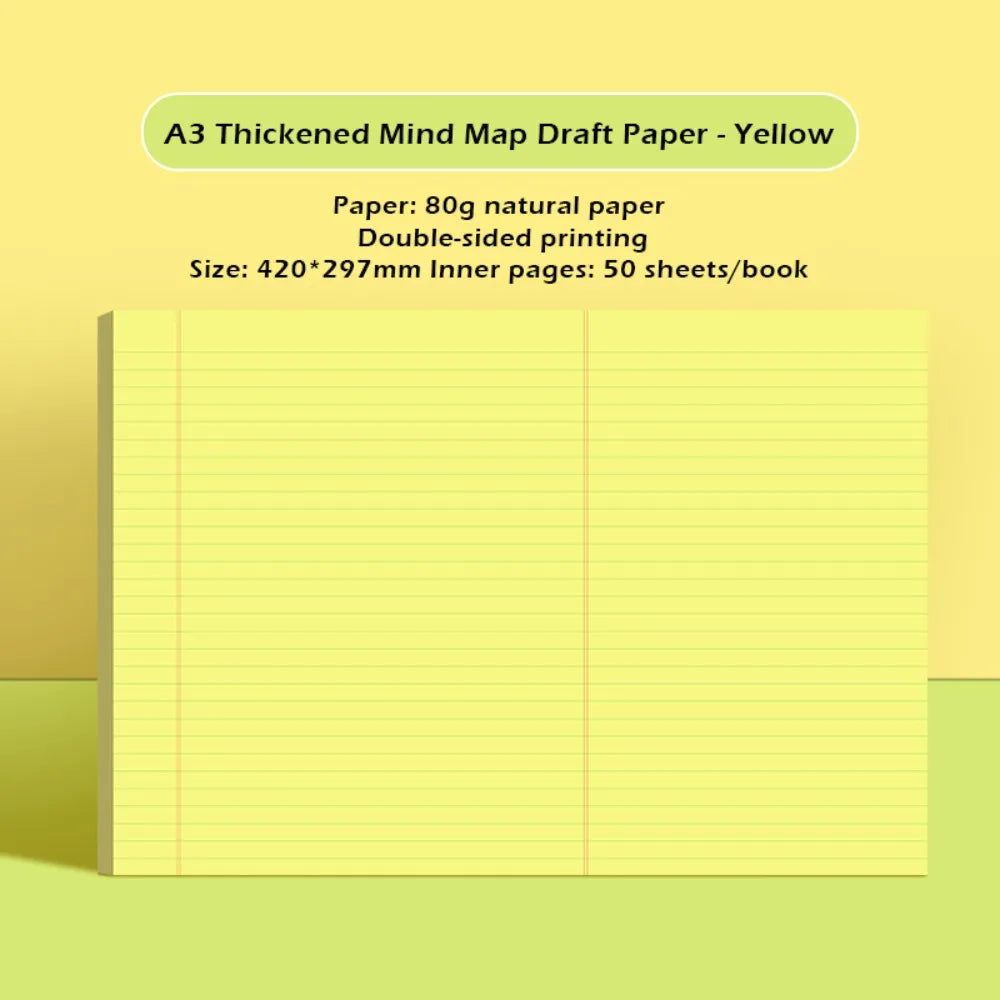 Simplicity A3 A3 Map Planning Draft Paper Notebook