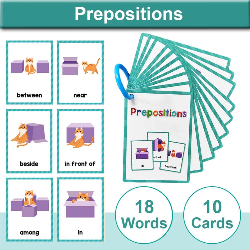 Montessori Kids English Words Cards