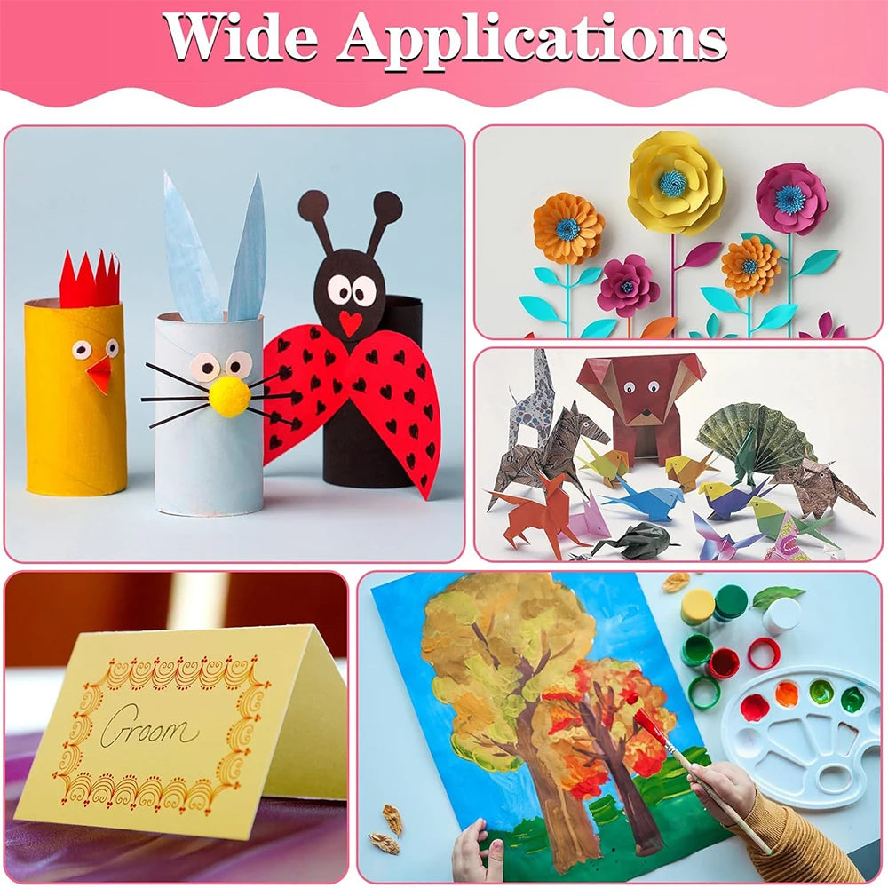 10/20Pcs A4 Colored Cardstock Papers