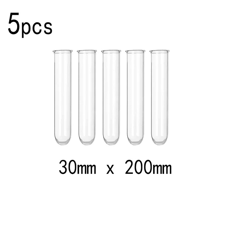 5pcs Borosilicate Glass Test Tubes