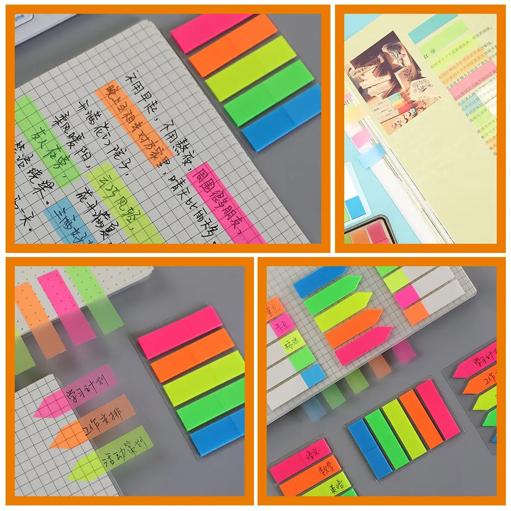 Colorful Reading Stickers Portable Page