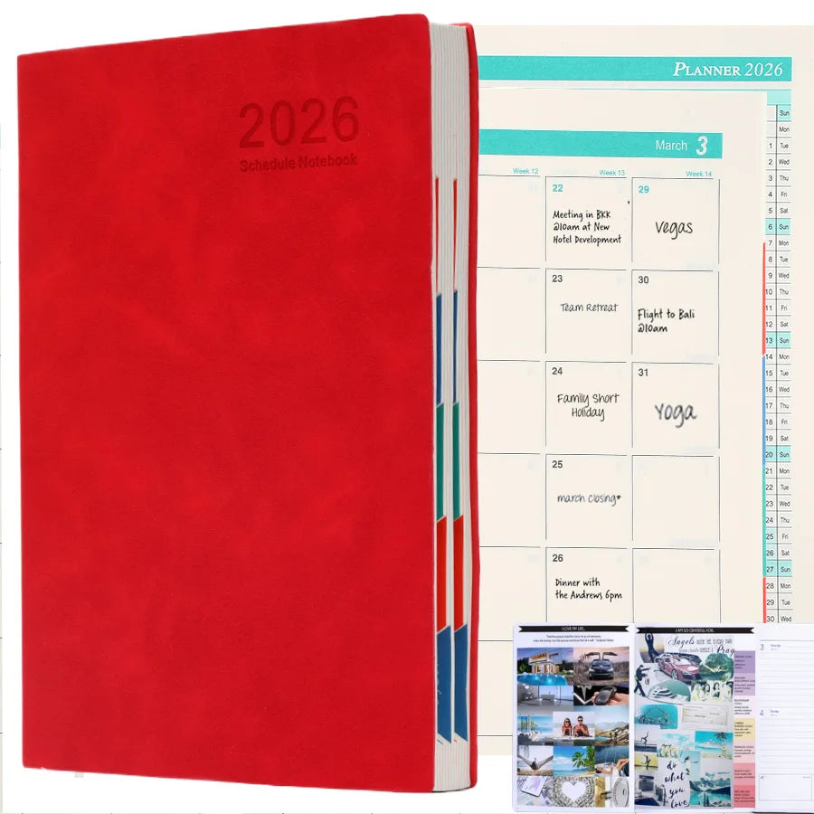 365-Day 2026 Portable A5 Pocket Planner