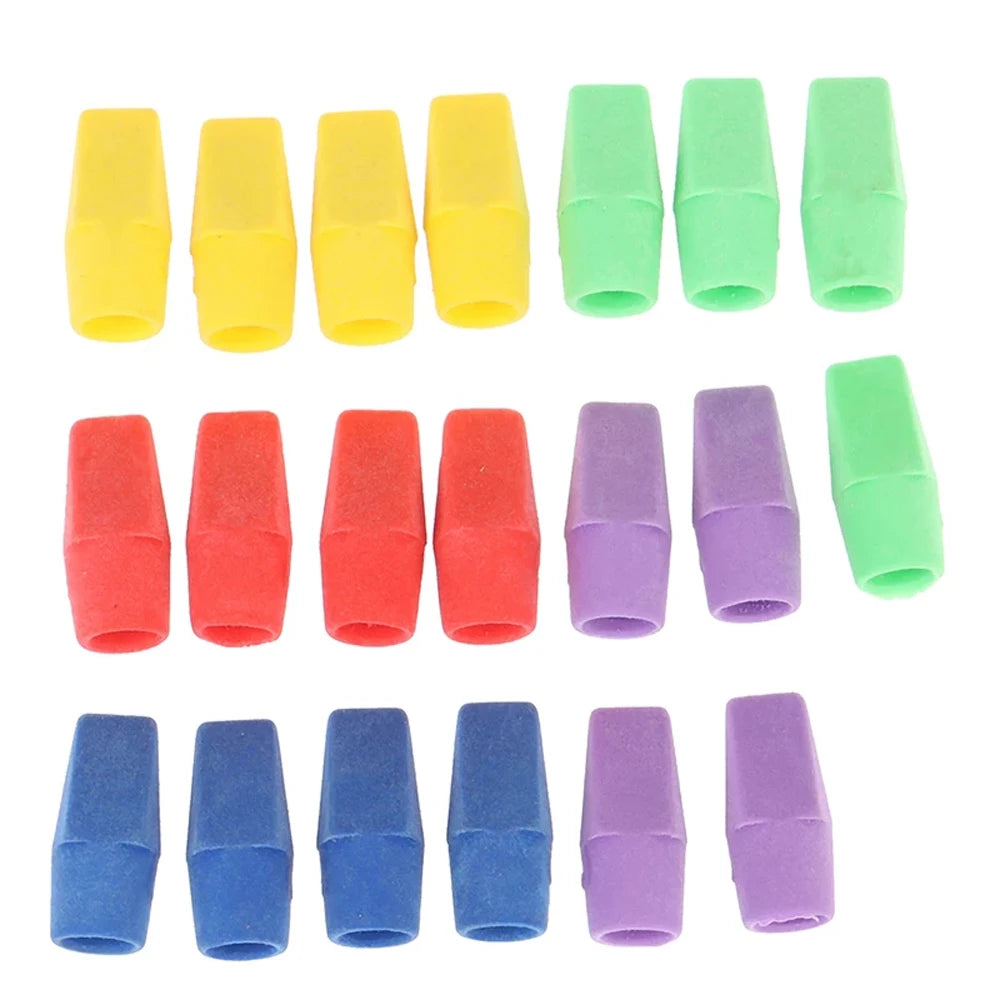 Assorted Colors Painting Pencil Top Erasers