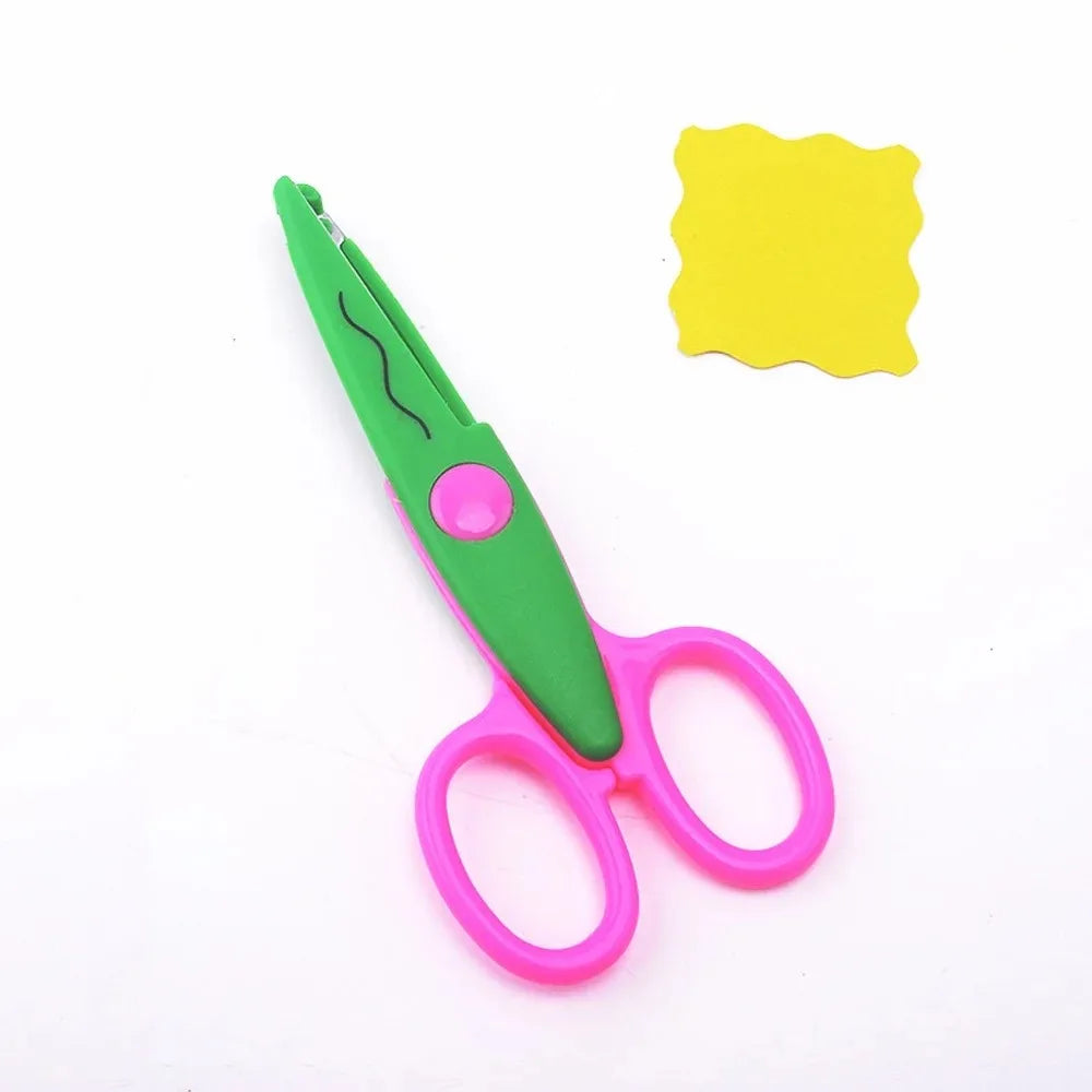 Creative Wavy Pattern Safety Scissors
