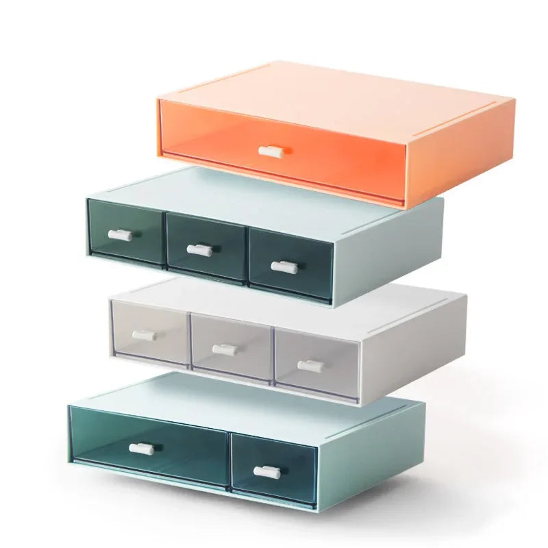 Stackable Storage Drawers Desktop Storage Boxes