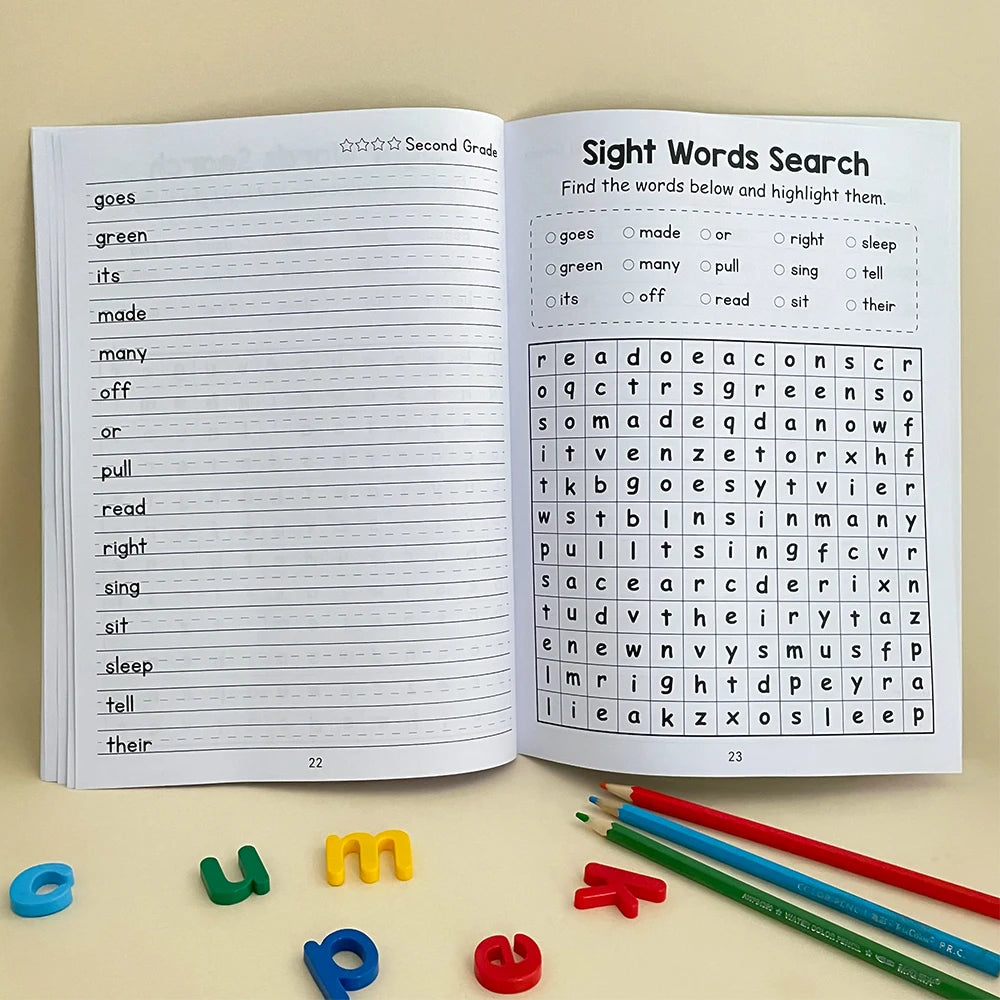 Sight Words English Workbook