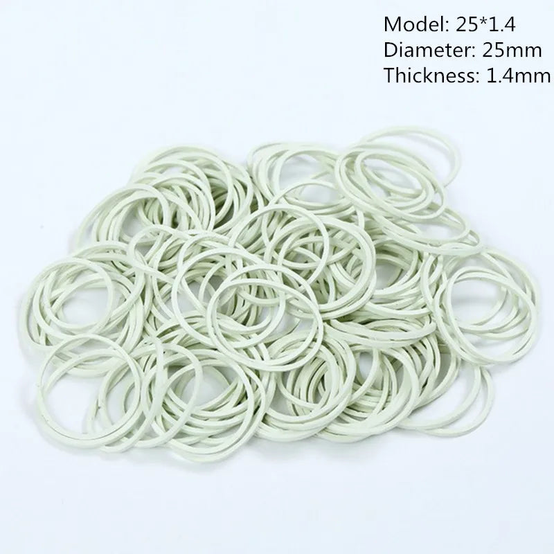 100 Pcs Various size Elastic Rubber Bands