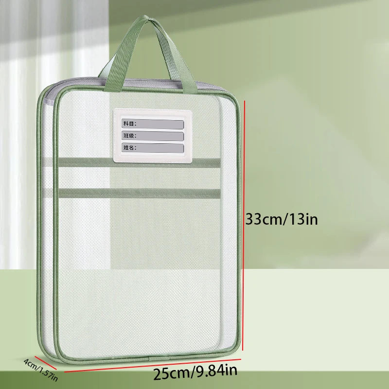 A4 Stationery Storage Bag Double-layer
