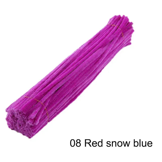 100Pcs Multicolor Pipe Cleaners