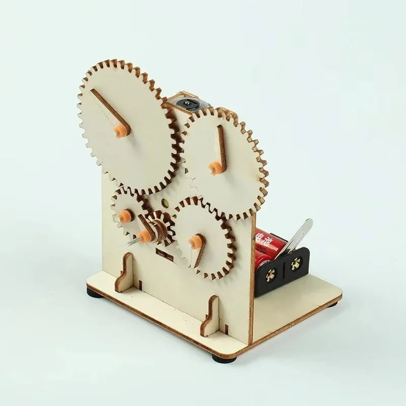 STEM Wooden Mechanical Gear DIY 3D Puzzle