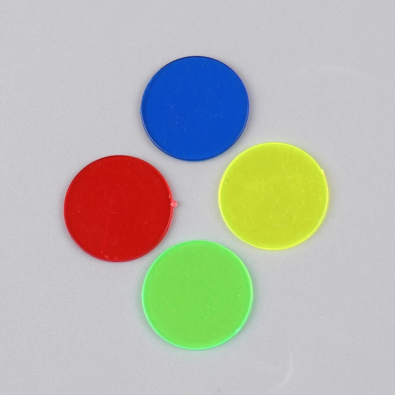 100Pcs Montessori Color Coins