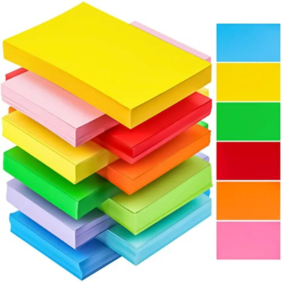 600Pcs Colored Index 3x5 Inch Flash Cards