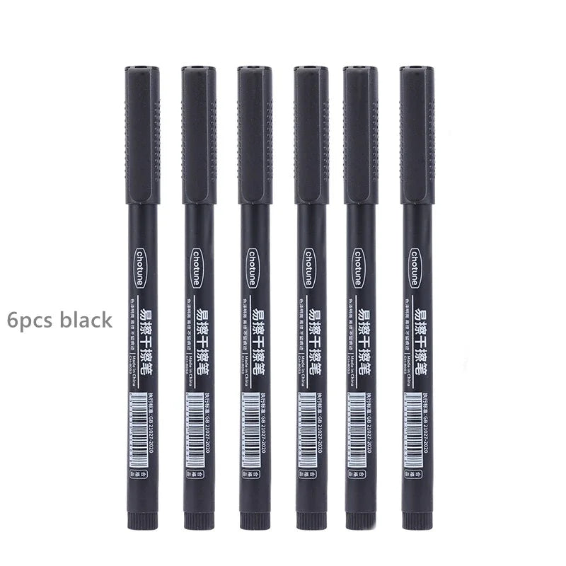 4/8pcs Erasable Whiteboard Pen Fine Point