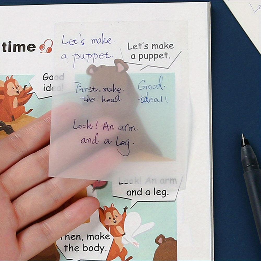50 Sheets Transparent Sticky Note Pads