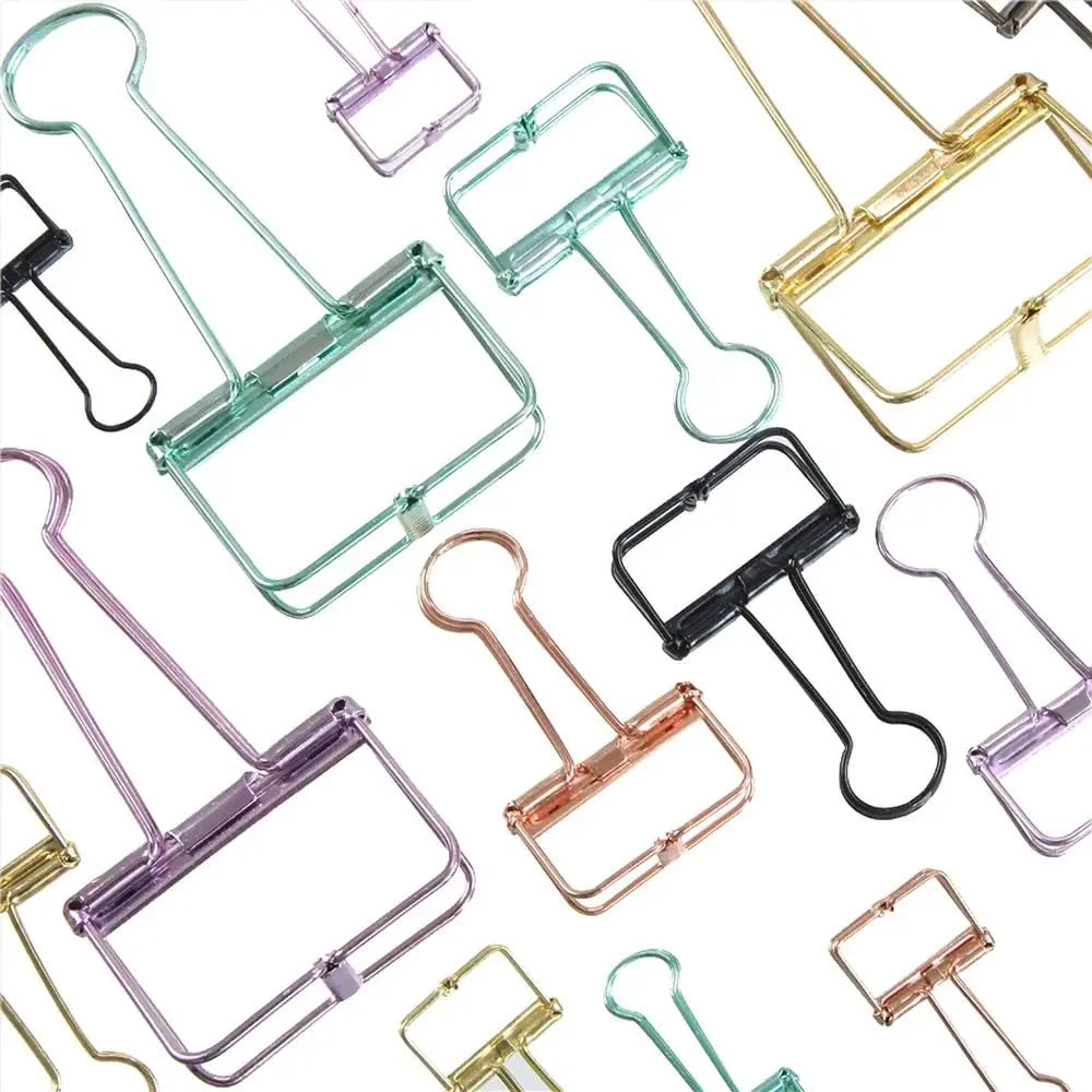 2-10 Pcs Binder Clips Page Holders
