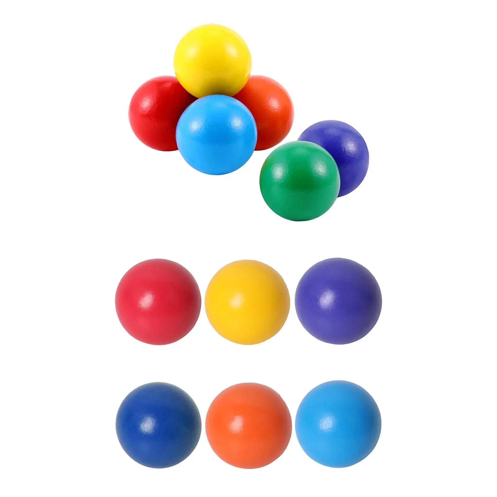 Kids Educational Wooden Rainbow Balls