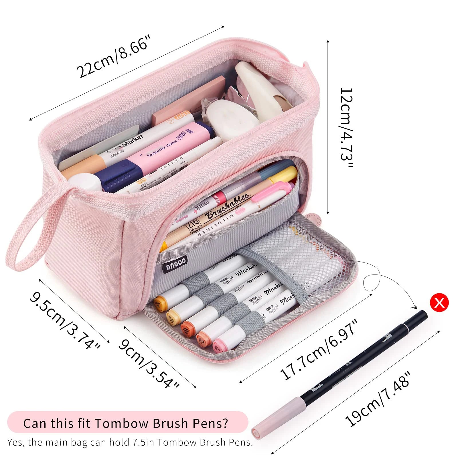 Large Capacity Pencil Case