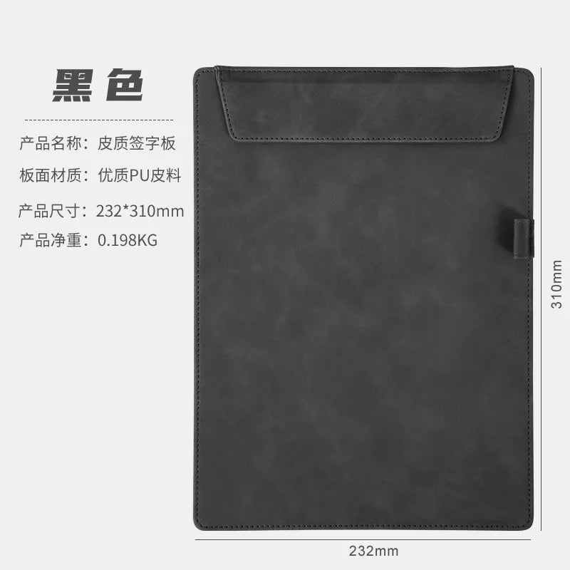 Business Leather A4 Paper File Folder Clipboard