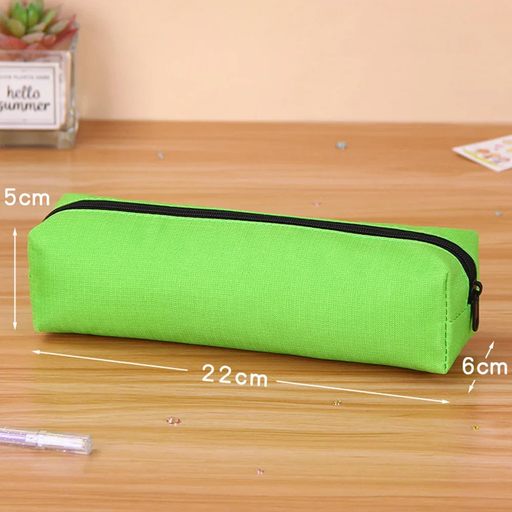 Solid Color Simple Pencil Bags