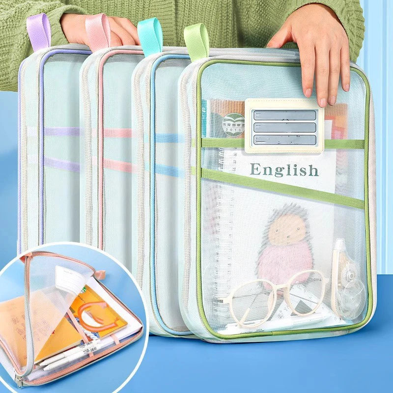 A4 Stationery Storage Bag Double-layer
