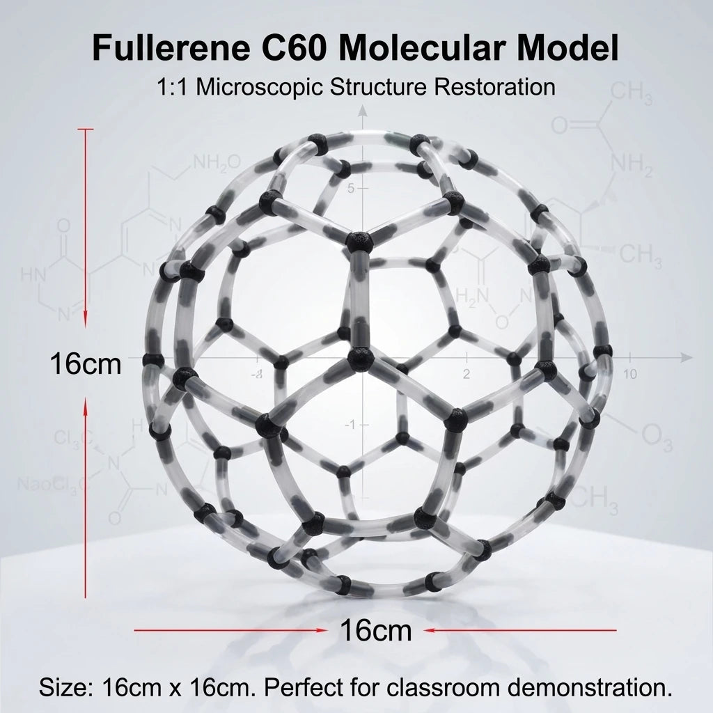 STEM DIY Tensegrity C60 Fullerence 3D Assemble Stick Structure