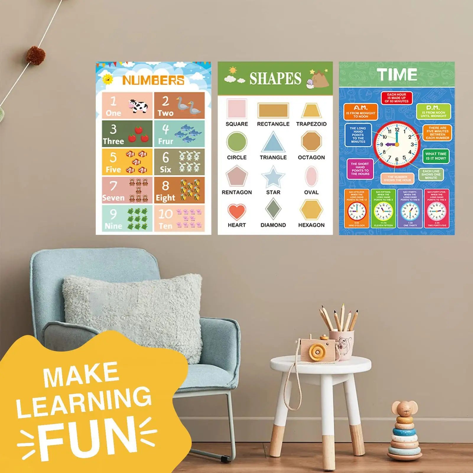 Preschool Learning Posters