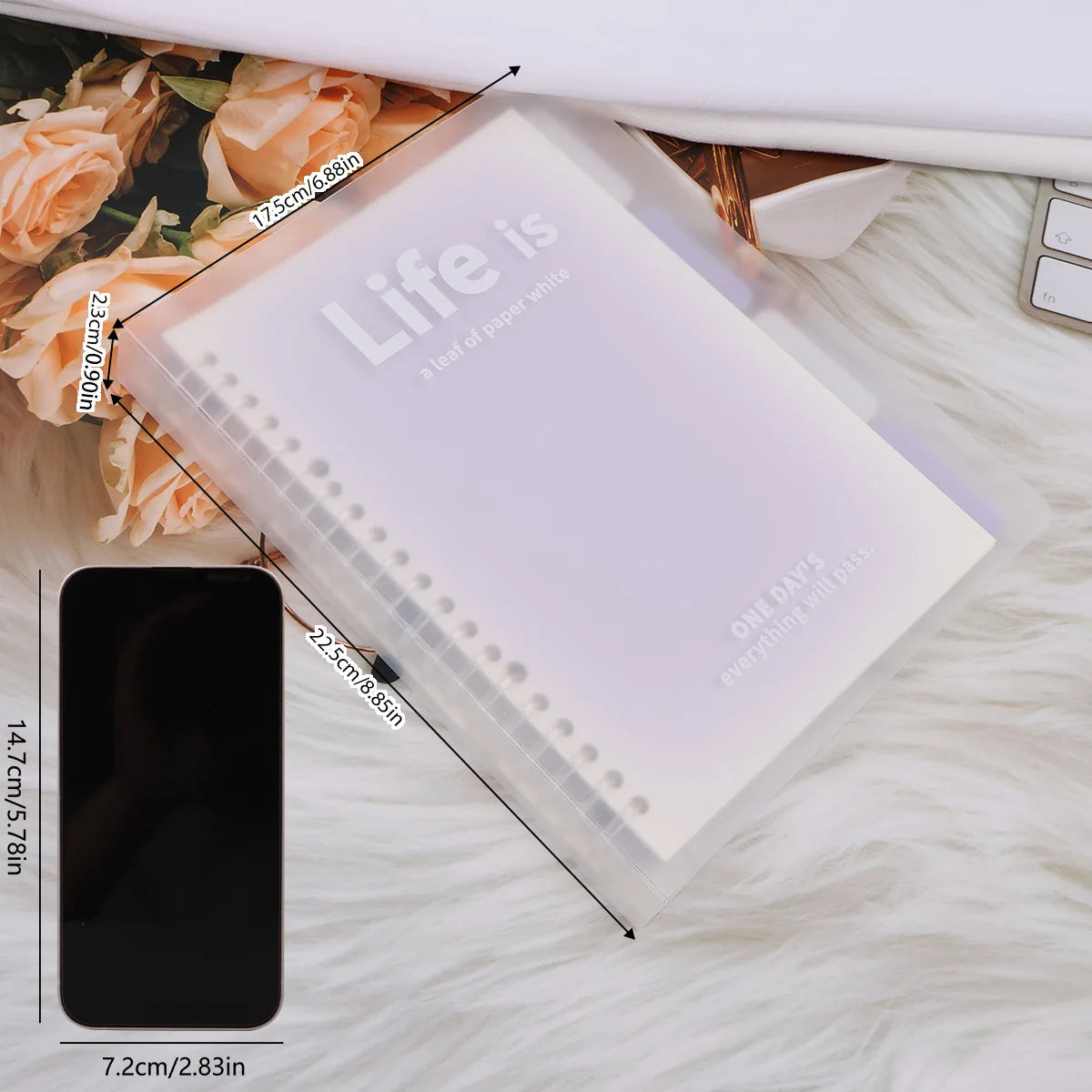 B5/A5 Loose-Leaf Notebook 60 Sheets Binder