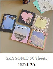 Classical 50 Sheets Weekly Monthly Planner Memo Pad