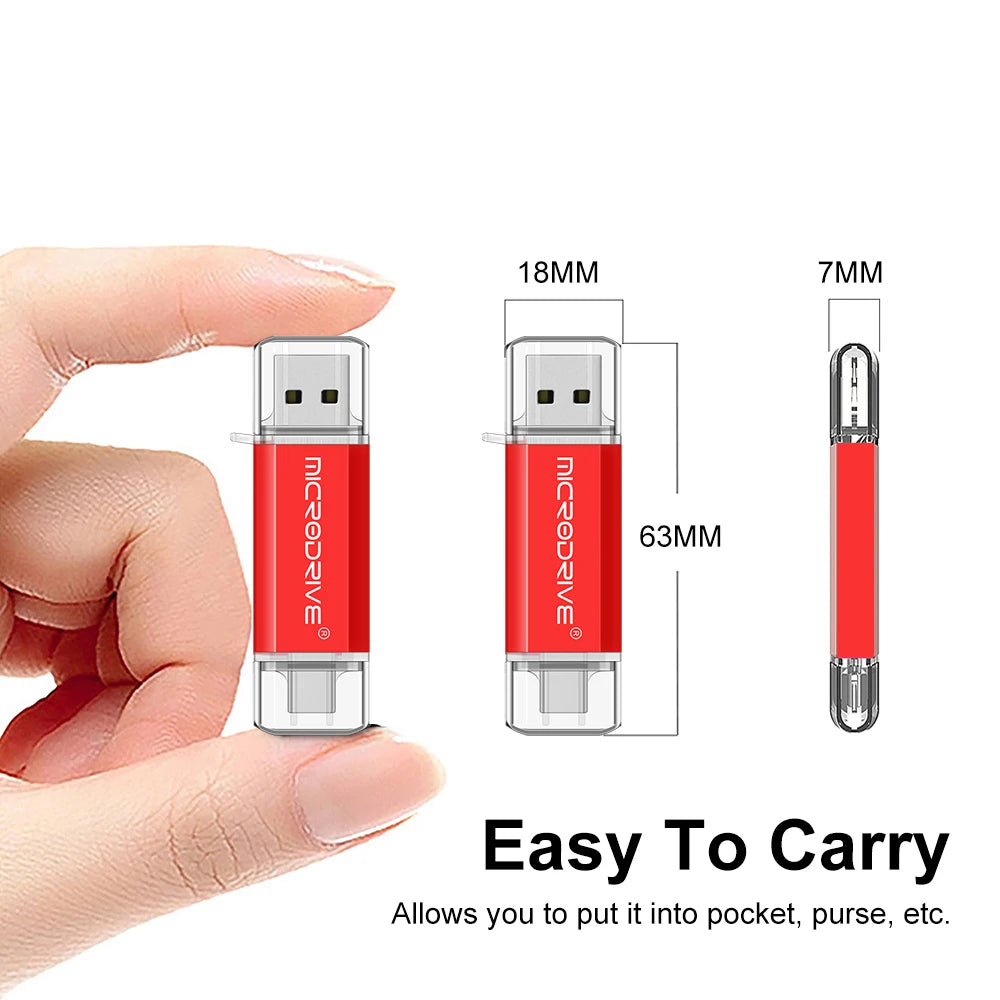 Pendrive Type C OTG USB Flash Drive