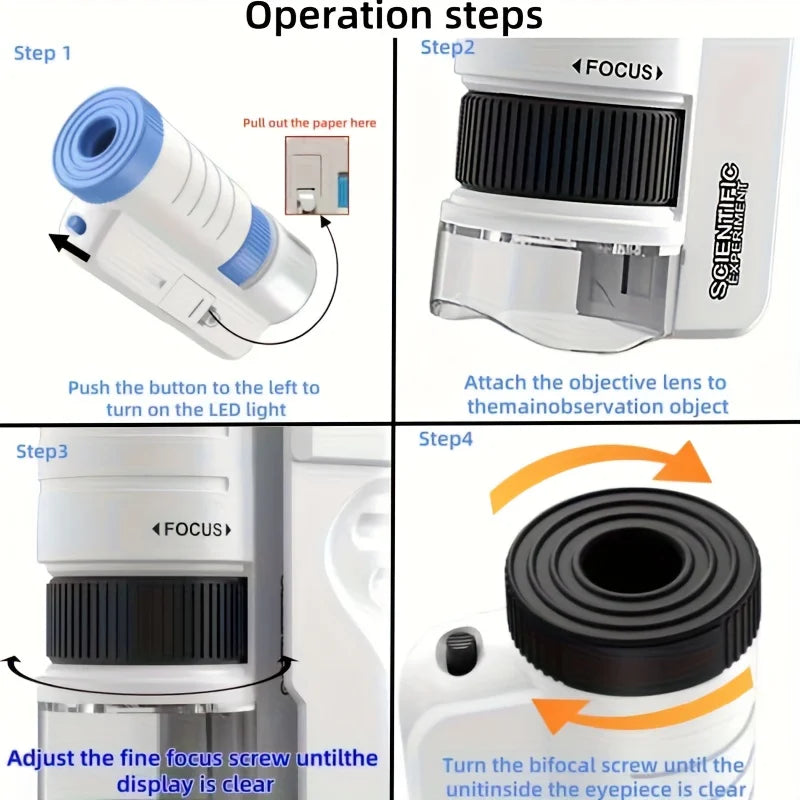 Handheld Microscope Kit Lab