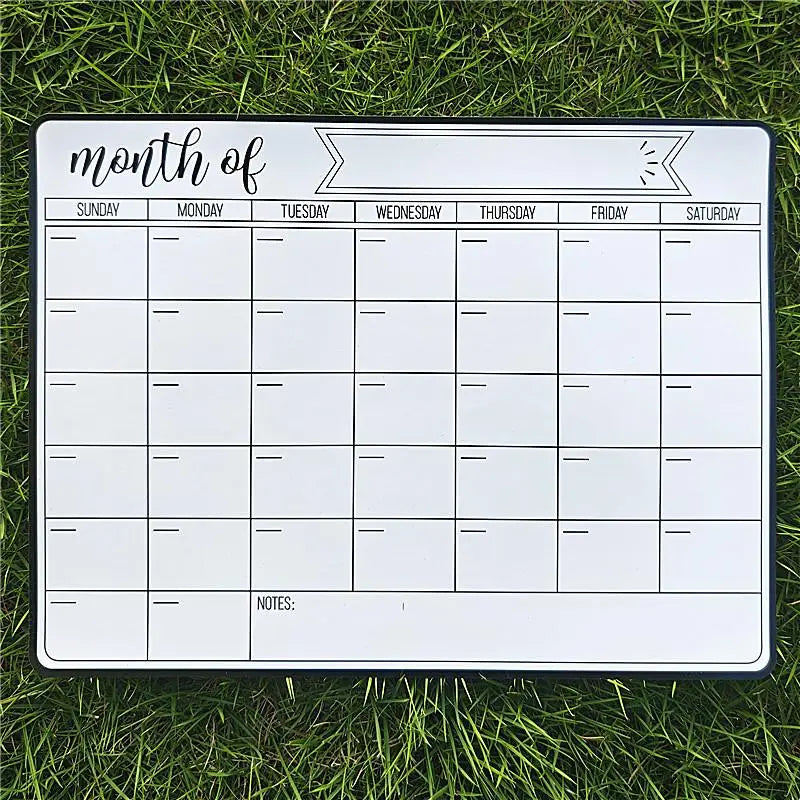 Magnetic Dry Erase Calendar