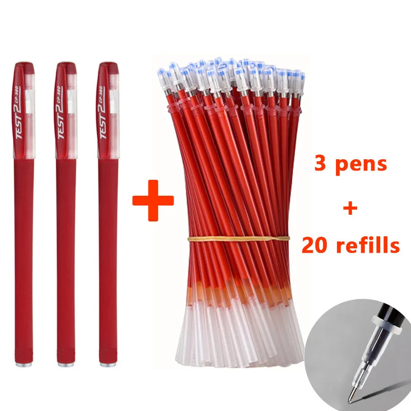 Gel Bullet Tip 0.5mm Pen Set