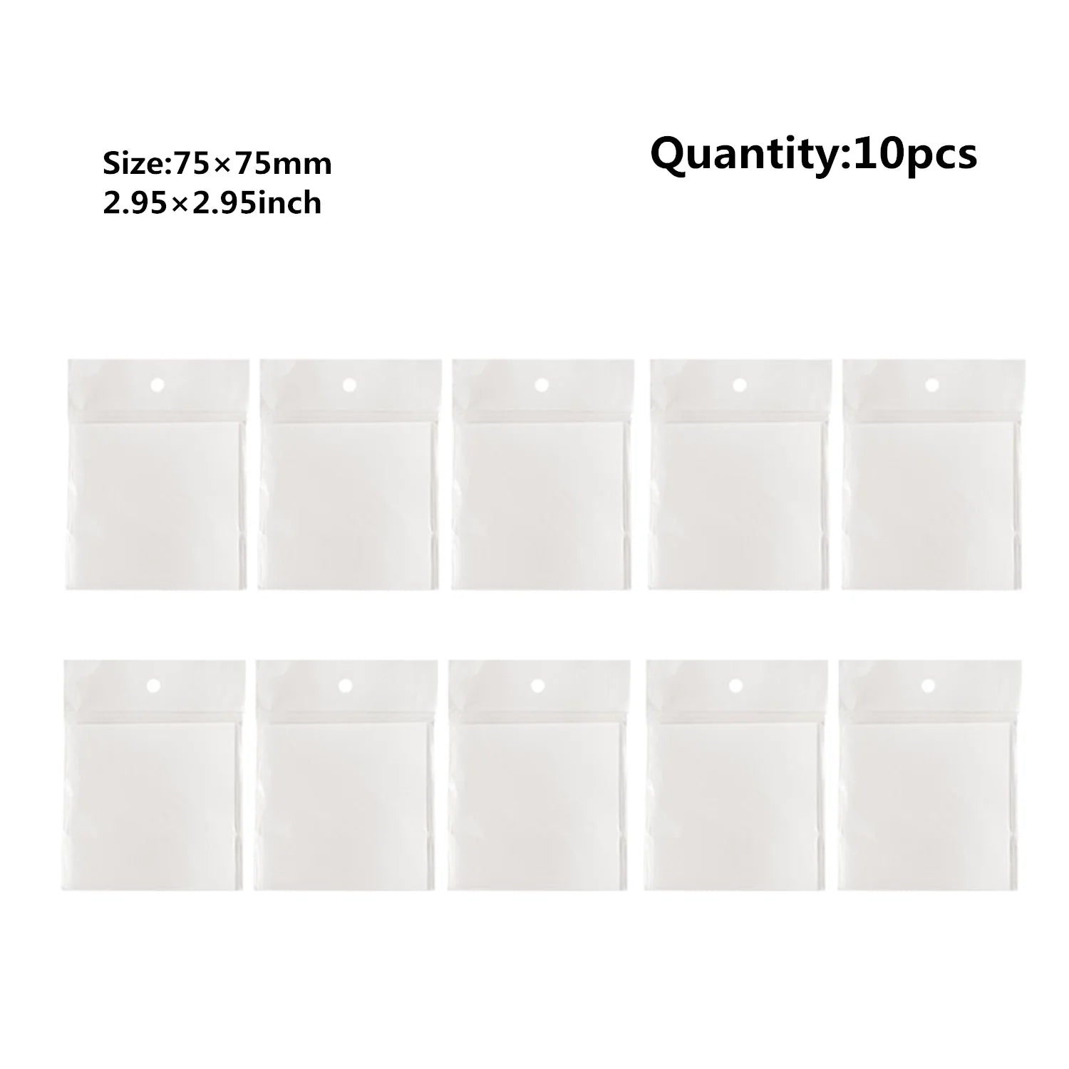50 Sheets Transparent Sticky Note Pads