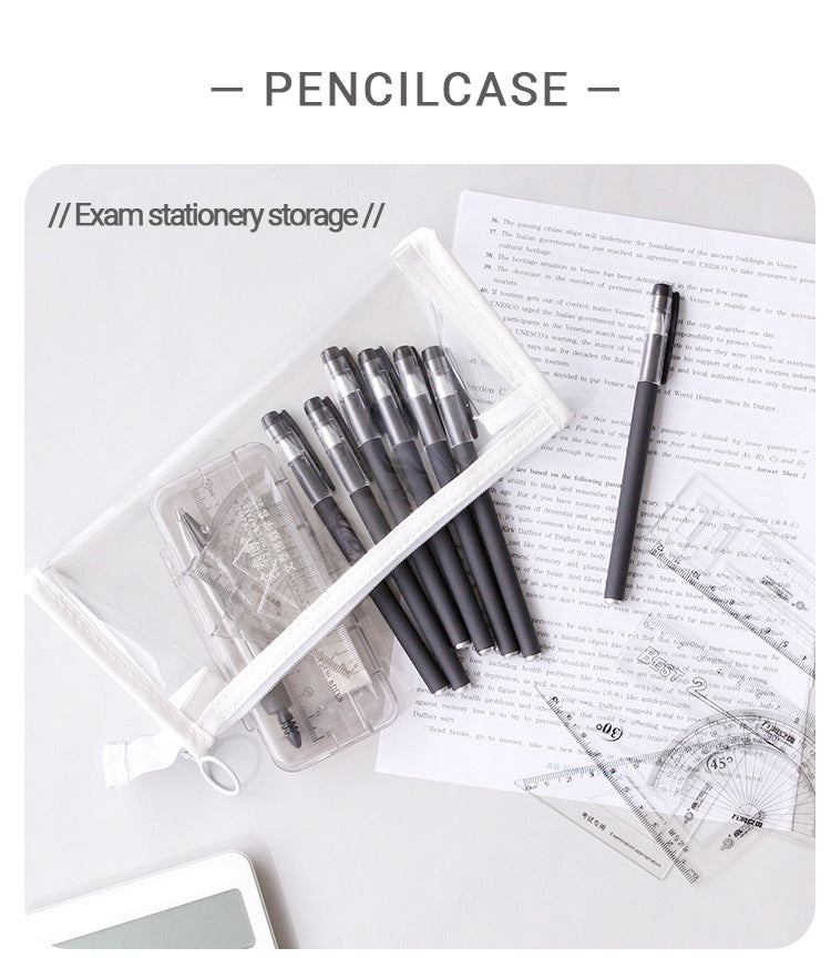 Transparent Pencil Case Large Capacity